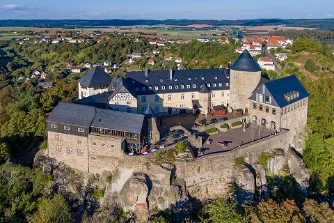 Luftbild von Schloss Waldeck, Bild: Maik Julemann